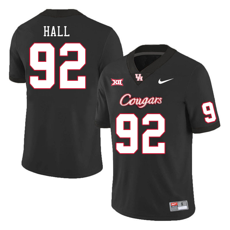 Houston Cougars #92 Logan Hall College Football Jerseys Stitched Sale-Black
